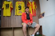 El Potro es fiel hincha de Aucas, equipo al que defendió en la segunda categoría y en la primera división.