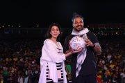 Haytham Mokhtar (d) irá con su mejor amiga Sara a la final del Mundial de Catar.