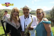 Sharon, Franklin Purcachi y Anita Lucía Proaño grabaron el video del tema Una lágrima.