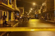 El ataque se cometió en las calles Manuela  Cañizares, barrio San Vicente, en Santa Rosa.