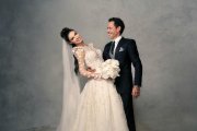 Marc Anthony se casó con la exreina de belleza Nadia Ferreira.