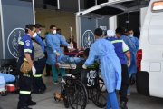 Según el Seguro Social de Panamá, se movilizaron 65 trabajadores de la salud para atender la emergencia.