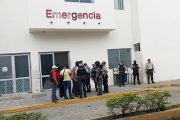 Los agentes llegaron para constatar los daños provocados por los familiares del muerto.