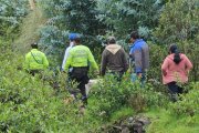 Comuneros de Pastocalle ayudaron en las labores de búsqueda de Doris Poma.