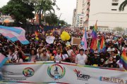 Archivo. La marcha del Orgullo en 2022 se desarrolló en el centro de la ciudad.
