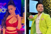 Nathalie Carvajal es funcional al show paralelo que se vive en el programa de baile de TC Televisión, por lo que dos veces se agarró a Jorge Heredia a los besos.