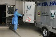 Los paquetes con las piezas humanas fueron analizados en el Centro Forense de la ciudad de Quevedo.