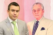 Daniel Noboa y su abuelo Luis Noboa Naranjo.