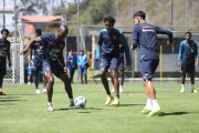 Ecuador ensayó por última vez antes de medirse con Uruguay.