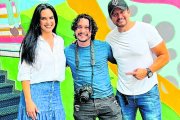 Felipe Crespo en su viaje a Venezuela entrevistó a los actores Scarlet Ortiz y su esposo Yul Burkle.