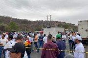 Los trabajadores protestaron por pagos no realizados.