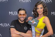 El maquillador Byron Villamar  cumplió su sueño de demostrar su talento en el certamen  Miss Universo.