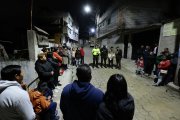 Los habitantes de Toctiuco se reunieron la noche del martes 28 de noviembre de 2023.
