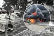 Los bomberos controlaron el incendio antes de que llegara a domicilios cercanos