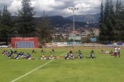 Los jugadores siguen entrenando pero en el limbo. Están impagos y a la espera de lo que resuelvan.