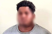 Foto del aprehendido, blureada de origen por la Policía Nacional.