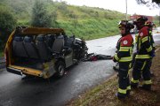 El accidente de tránsito ocurrió al amanecer del jueves 22 de febrero de 2024, en el sector El Troje, en la avenida Simón Bolívar.