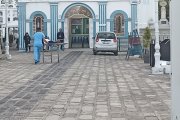 El cuerpo fue llevado a la morgue de Riobamba y tenía puesto botas de caucho.