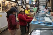 En los locales de electrodomésticos, la venta aumentó durante todo el fin de semana.