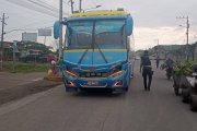 El bus implicado en el accidente de Tonsupa.