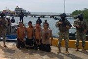 Los cuatro detenidos serían miembros del grupo terrorista Los Lobos y se dedicaban a ilicitos en Puerto Bolívar.