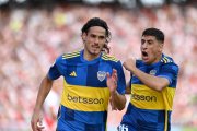Edinson Cavani y Miguel Merentiel marcaron los goles del triunfo de Boca Juniors.