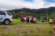 Labores de búsqueda y rescate continúan en el río Upano y en las orillas.