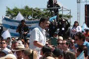 El alcalde de Guayaquil rindió un informe de su gestión en el parque Samanes.