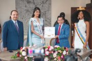 La Miss Universo Sheynnis Palacios está en Machala.