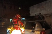 Los miembros del Cuerpo de Bomberos ayudaron en el sitio.