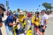 Hinchas de Ecuador ya viven la alegría en el Levi's Stadium.