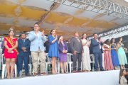 La ceremonia contó con muchas autoridades del Guayas.