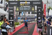 Gabriel Terán se ubicó en un buen lugar al término del Ironman 70.3 de Manta.
