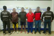 La Policía desarticuló banda en Loja.