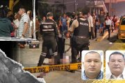 Los taxistas asesinados en el noroeste de Guayaquil.