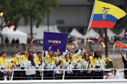 Ecuador ya ha pasado por el Sena en la inauguración de los Juegos Olímpicos.