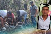 El cadáver desmembrado del abogado Miguel Ángel Selvero fue encontrado sepultado en este lugar de Puente Lucía.