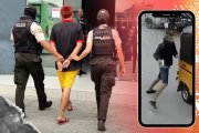Cámaras de seguridad han captado al menor de edad en varios hechos violentos.