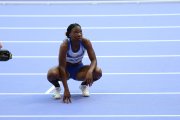 Maribel Caicedo fue la segunda en el repechaje de 100 metros vallas en parís 2024