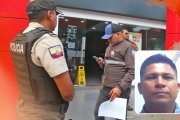 David Celleri Valverde (foto recuadro) fue abatido en esta pizerría del centro de Guayaquil.