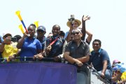 Caravana en homenaje a Kiara Rodríguez, medallista paralímpica.