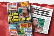 El hombre fue portada de EXTRA por su insólito comportamiento.
