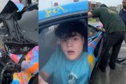 El streamer perdió pista mientras manejaba en una carretera de Miami.