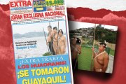 Los Huaoranis cuando salieron del Oriente y llegaron a Guayaquil con EXTRA.