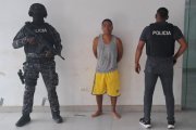 El sospechoso fue capturado por la Policía Nacional.