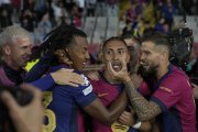 Rapinha marcó un triplete en la victoria de FC Barcelona ante Bayern Múnich.