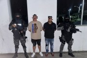 Los delincuentes fueron agarrados gracias a la labor policial.