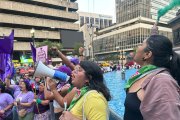 Colectivos feministas marcharon por la eliminación de Violencia de Género.