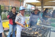 El festival del pescado asado se realizó este 30 de noviembre.
