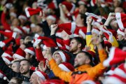 La fiesta de Navidad en los estadio de Inglaterra.